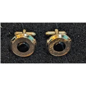 Vintage Black Onyx Cufflinks made by Shield